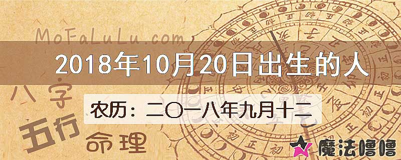 2018年10月20日出生的八字怎么样？