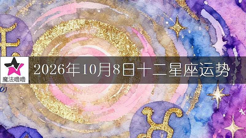 十二星座运势:2026年10月8日
