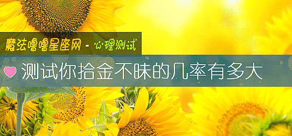 测试你拾金不昧的几率有多大