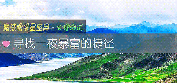 寻找一夜暴富的捷径