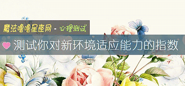测试你对新环境适应能力的指数