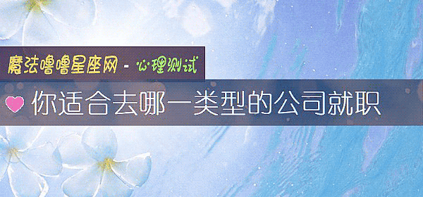 你适合去哪一类型的公司就职