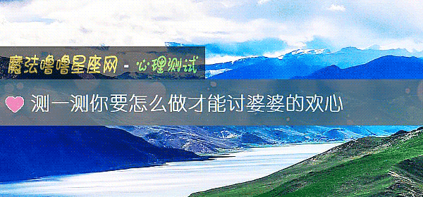 测一测你要怎么做才能讨婆婆的欢心