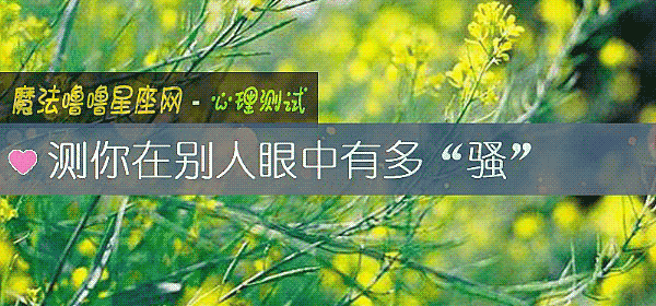 测你在别人眼中有多“骚”