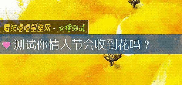 测试你情人节会收到花吗？