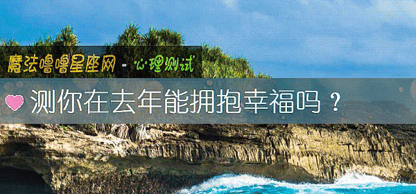 测你在去年能拥抱幸福吗?