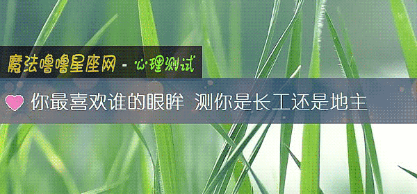 你最喜欢谁的眼眸 测你是长工还是地主