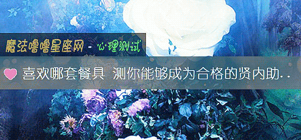 喜欢哪套餐具 测你能够成为合格的贤内助吗？