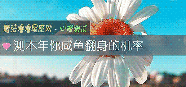 测本年你咸鱼翻身的机率