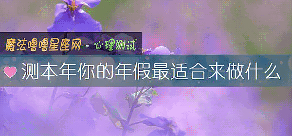 测本年你的年假最适合来做什么