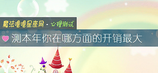 测本年你在哪方面的开销最大