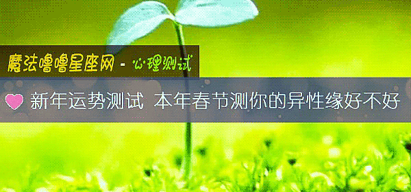 新年运势测试 本年春节测你的异性缘好不好