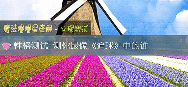 性格测试 测你最像《追球》中的谁