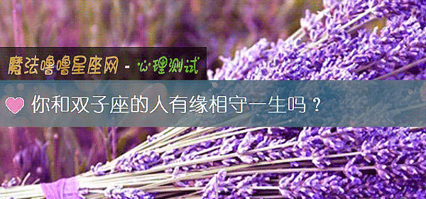 你和双子座的人有缘相守一生吗？