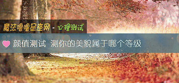 颜值测试 测你的美貌属于哪个等级