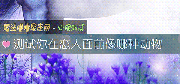 测试你在恋人面前像哪种动物