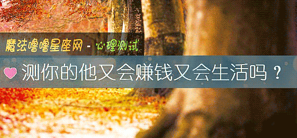 测你的他又会赚钱又会生活吗?