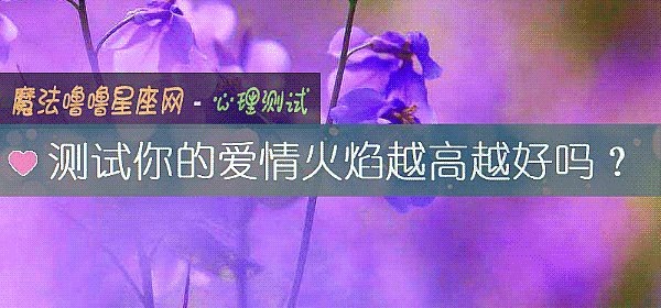 测试你的爱情火焰越高越好吗？