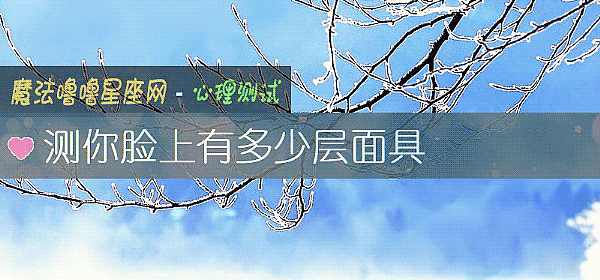 测你脸上有多少层面具