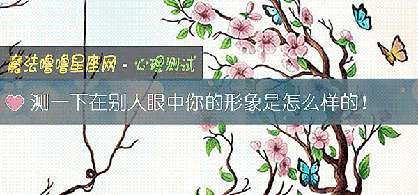测一下在别人眼中你的形象是怎么样的！