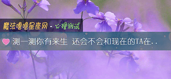 测一测你有来生 还会不会和现在的TA在一起