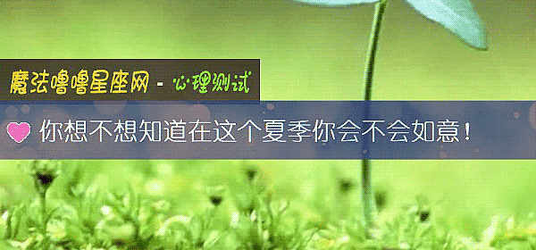 你想不想知道在这个夏季你会不会如意！