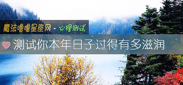 测试你本年日子过得有多滋润