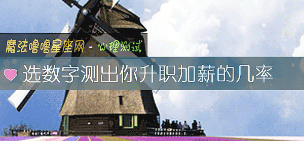 选数字测出你升职加薪的几率