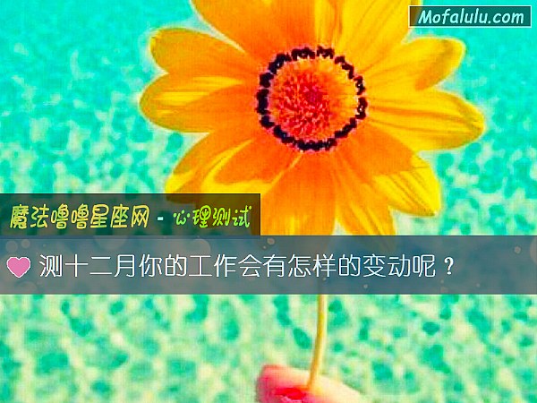 测十二月你的工作会有怎样的变动呢？