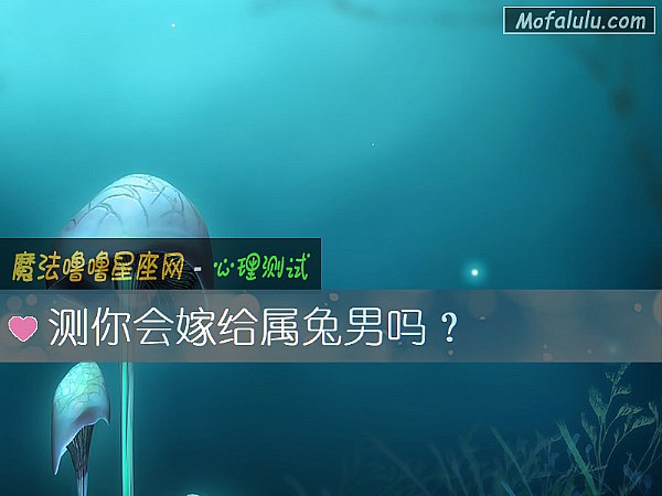 测你会嫁给属兔男吗？